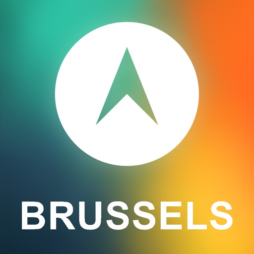 Brussels, Belgium Offline GPS : Car Navigation icon