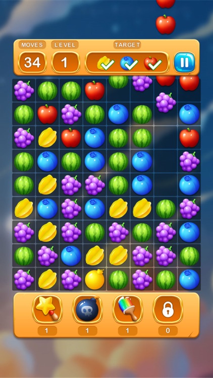 Fruits Drop Match 3 Game screenshot-4