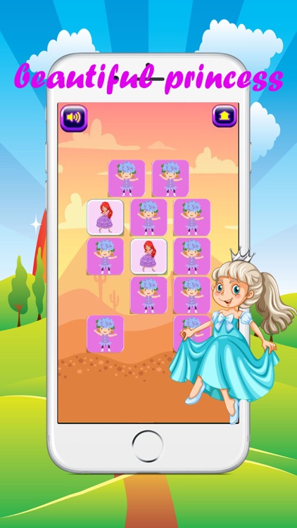 princess matching games for kids