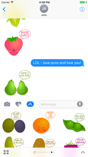 Fruit and Veggie Stickers by Mojiberry(圖3)-速報App