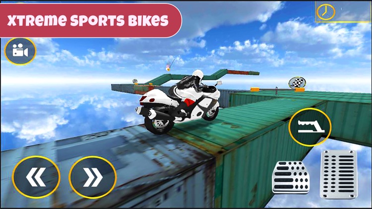 Crazy Motorbike Stunts: Extreme Sky Ride screenshot-3
