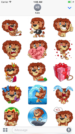 King Leo - Stickers for iMessage(圖2)-速報App