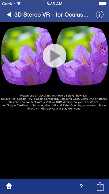 3D Stereo VR