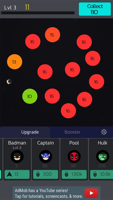 How to cancel & delete Idle Balls Super Heroes from iphone & ipad 3