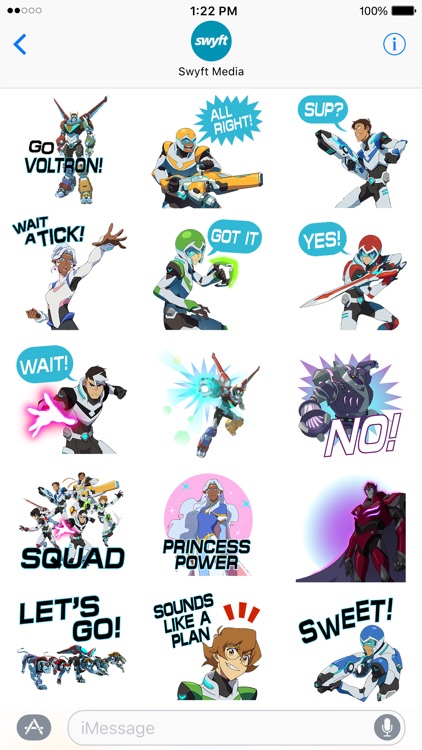 Voltron Stickers