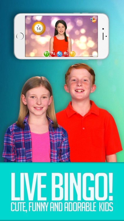 KID BINGO - Live Kid Bingo & Slots! screenshot-0