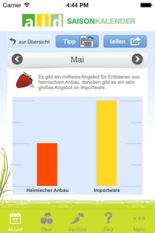 Saisonkalender screenshot 4