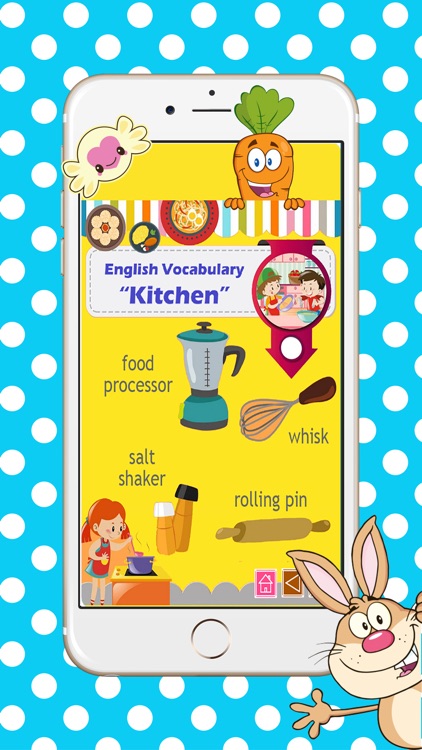 Kitchen Set Vocabulary List For Kids With Pictures