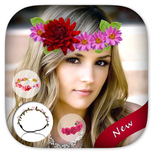 Flower Crown Photo Editor - Sticker icon