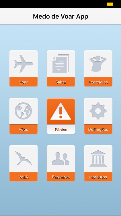 Medo de Voar App