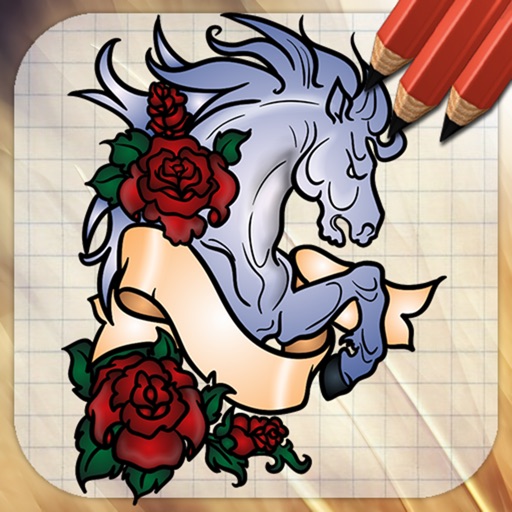 What to draw Tattoo Old School iOS App