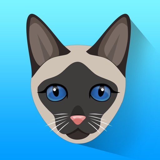 SiaMojiCat - Stickers & Keyboard for Siamese Cats Icon