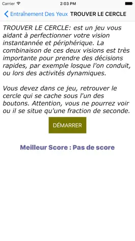Game screenshot Entraînement Des Yeux mod apk
