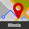 Illinois Offline Map and Travel Trip Guide