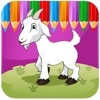 Kids Play Coloring Pages Goats Games Version