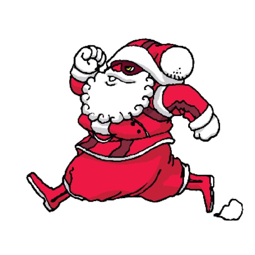 Santa Claus Stickers for iMessage Set 3
