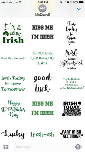 St Patty Text - by Catchy