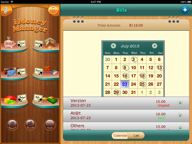 Home Budget Manager HD for iPad(圖4)-速報App