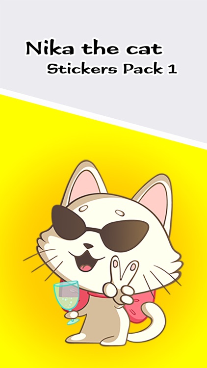 Nika The Cat Stickers Pack 1