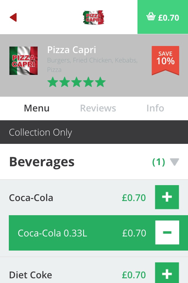 Pizza Capri screenshot 4
