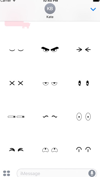 fukuwarai(福笑い)animal stickerのスクリーンショット3 fukuwarai(福笑い)animal stickerのスクリーンショット3