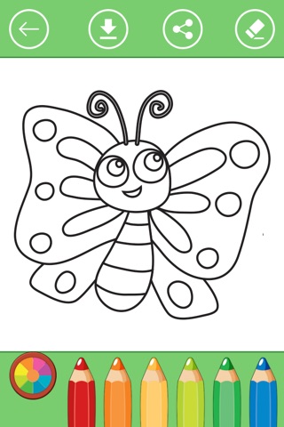 Butterfly Coloring Pages for Kids: Coloring Book screenshot 2