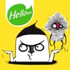 Hellowe Stickers: Underground man
