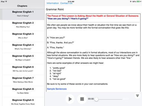 English Buzzwords for iPad screenshot 4