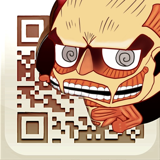 Attack on Titan QR Code Reader & QR Code Creator iOS App