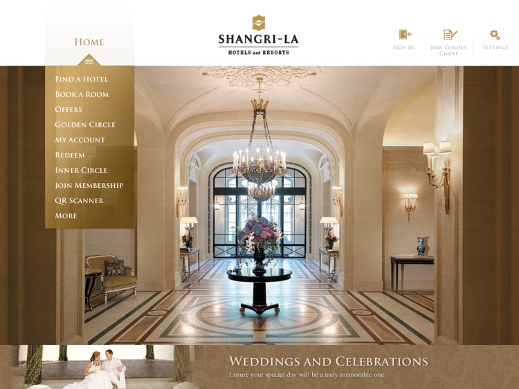 Shangri-La Hotels & Resorts for iPad