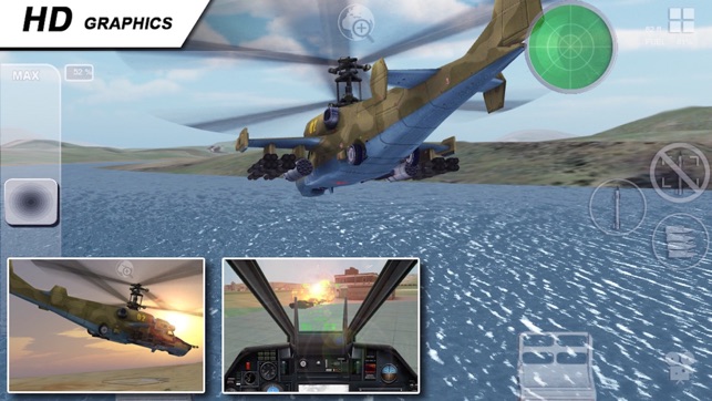 ‎Helicopter Black Shark Gunship Screenshot