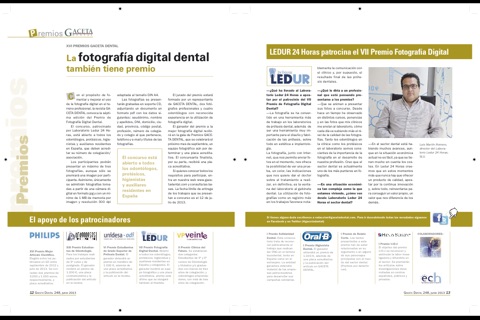 Revista Gaceta Dental screenshot 4