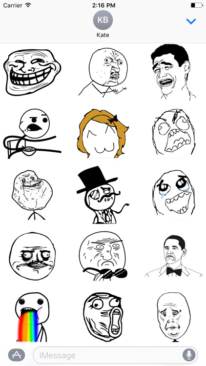 Rage Comics Stickers