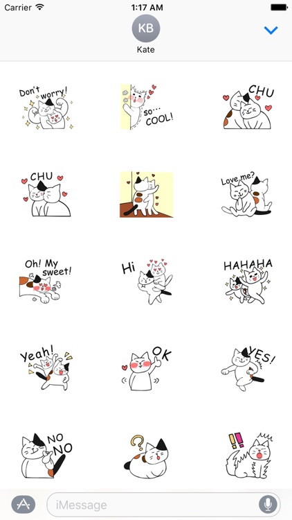 A Couple Cats Stickers