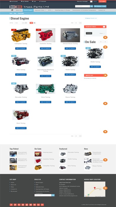1313 Truck Parts Ltd screenshot 3