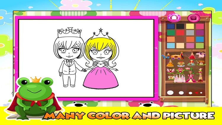 princess coloring pages for kindergarten & girls