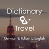 Dictionary German and Italian to English