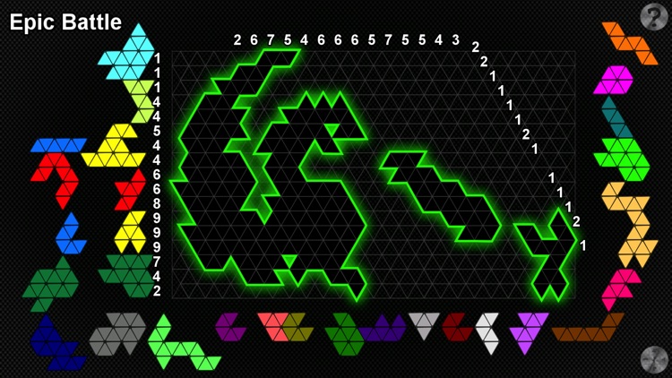 Puzzle Grid Triangles