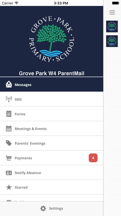 Grove Park W4 ParentMail (W4 3JN)