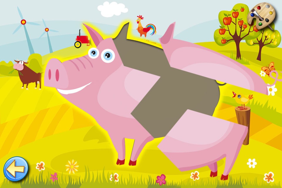 The Farm - Paint & Animal Sounds Games for Toddler screenshot 3