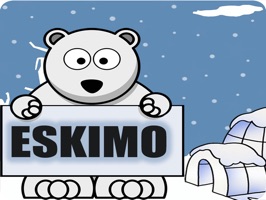 Take your texting with friends to a cold level with eskimo themed Emojis
