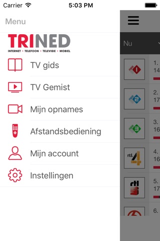 TriNed TV App screenshot 2
