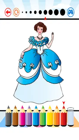 Game screenshot Princess Coloring Book - Activities for Kid apk