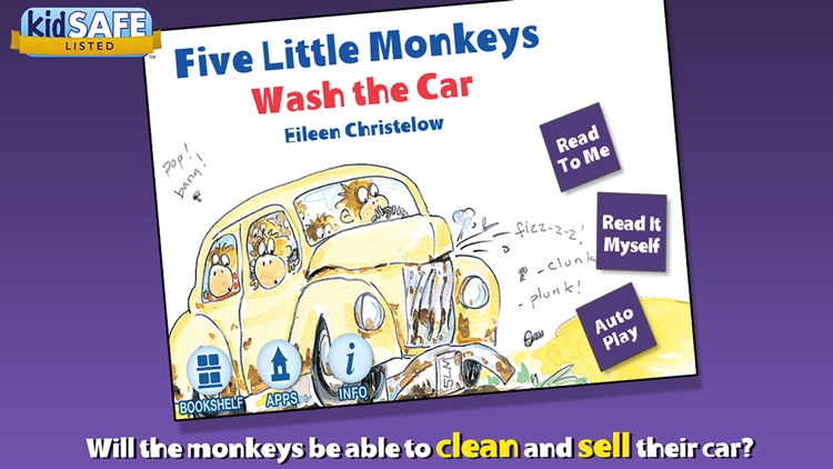 Five Little Monkeys Wash the Car