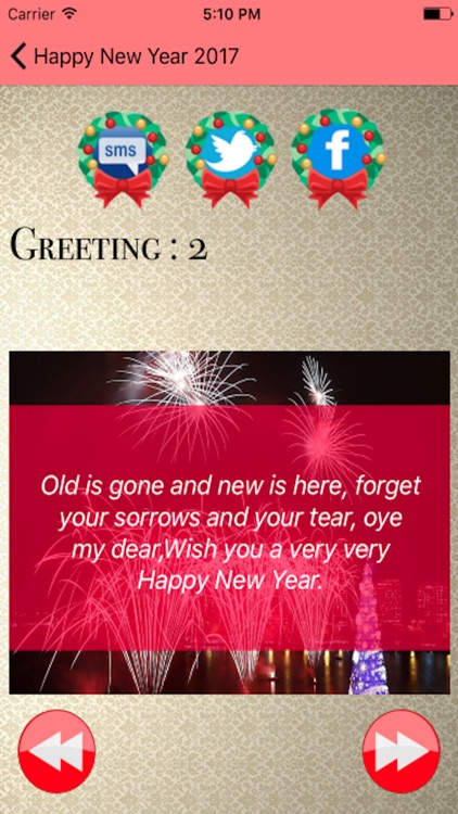 2017 New Year Greetings Quotes wishes firework Fun