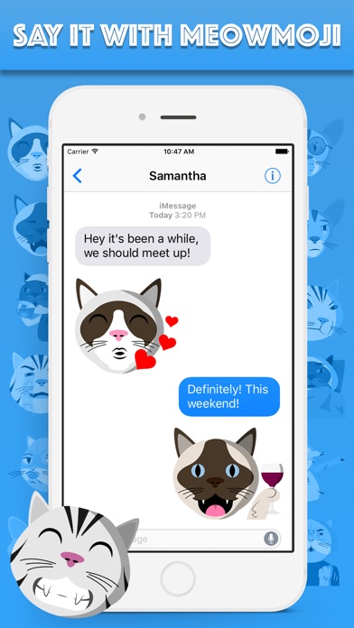 MeowMoji - Hilarious Cat Emojis & Stickers!のおすすめ画像2