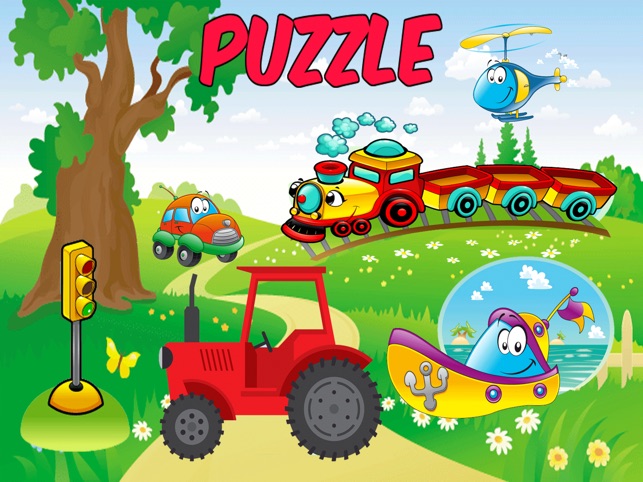 Xe tải & tàu xe Puzzle cho trẻ em và Tr‪ẻ‬