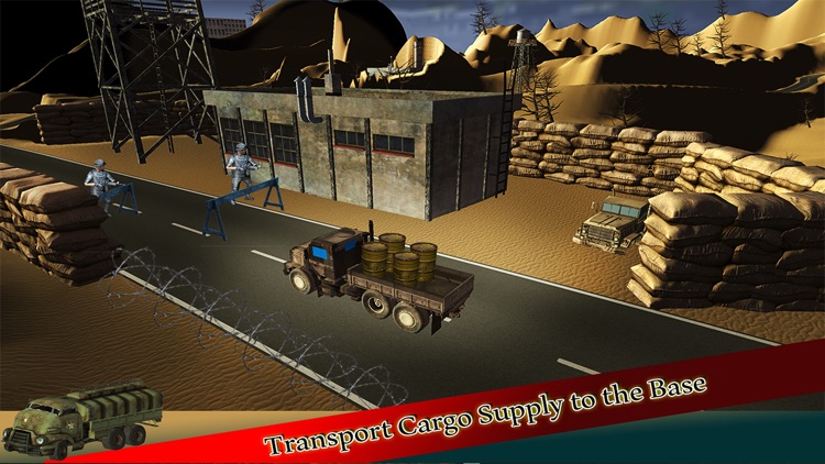 Heavy Off-road Army Truck Driver Parking Simulator screenshot-3