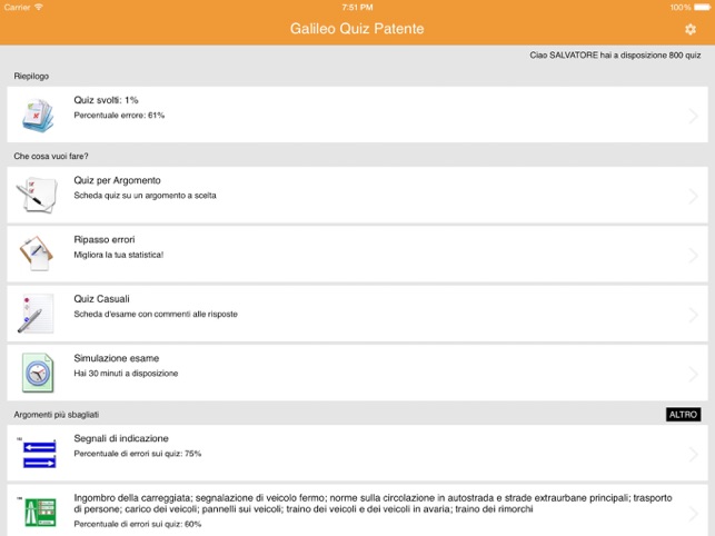 SCARICARE GALILEO QUIZ PATENTE