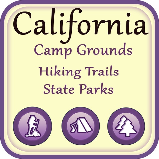 California Campgrounds & Hiking Trails,State Parks icon